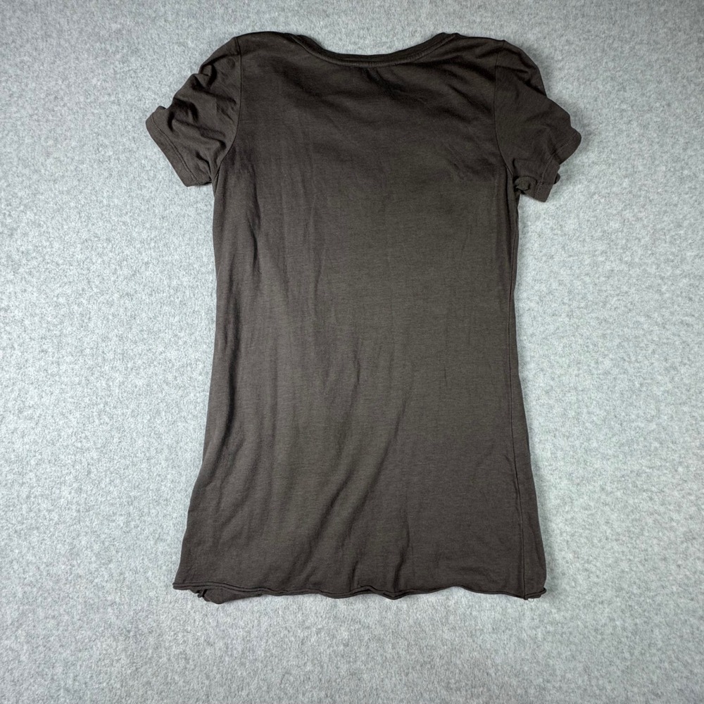 MM Couture by Miss Me Gray Distressed Beaded Cutout Top MMCT1128 Small - Picture 5 of 5